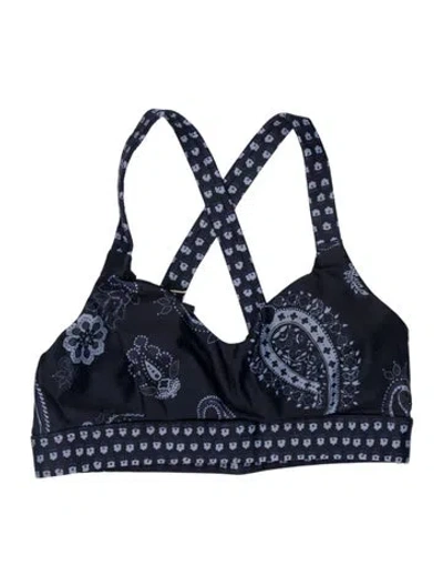 Pre-owned The Upside Paisley Print Lounge Set In Blue