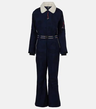 The Upside Paisley Ski Suit In Blue