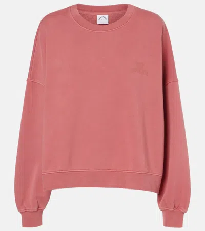 The Upside Paloma Logo Cotton Sweatshirt In Pink