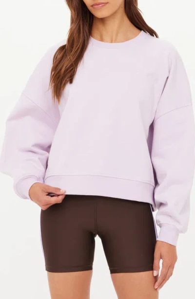 The Upside Paloma Organic Cotton Sweatshirt In White