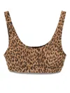 The Upside Panthera Daisy Scoop Neck Sports Bra