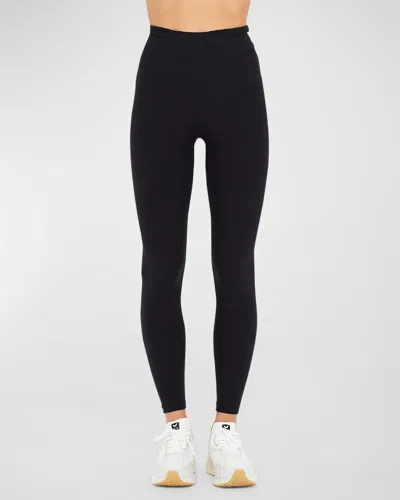 The Upside Peached 25" Midi Leggings In Black