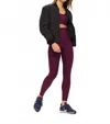 The Upside Peached 25in High Midi Pant In Fig In Red