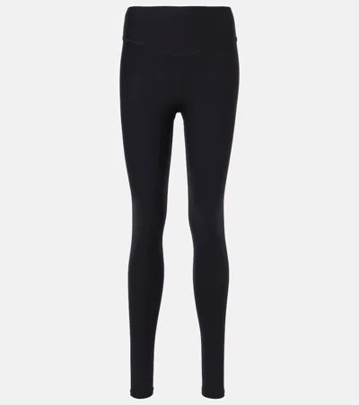 The Upside Logo-print Elasticated-waistband Leggings In Black