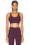 The Upside Jade Crossover Sports Bra In Fig