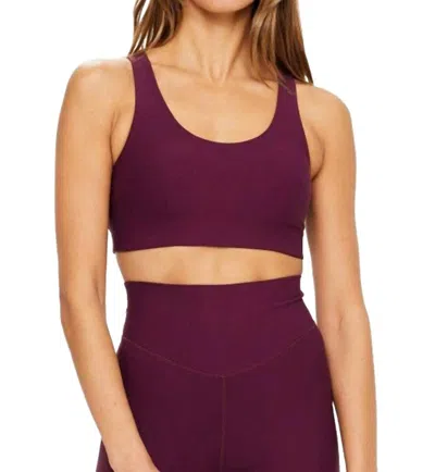 The Upside Peached Jade Bra In Fig In Red