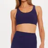 The Upside Peached Jade Bra In Navy In Blue