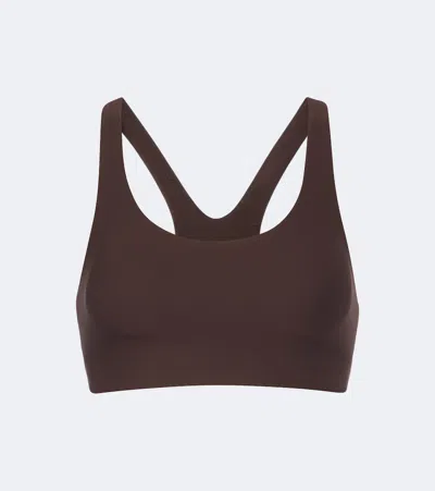 The Upside Peached Jade Sports Bra In Brown