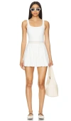 The Upside Peached Lucette Mini Dress In White In 白色