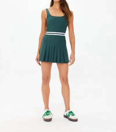 The Upside Peached Lucette Pleated Dress In Eden