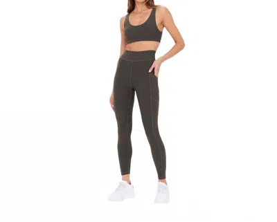 The Upside Peached Skinny Pant In Khaki In Gray