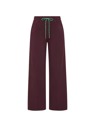 The Upside Pele Estelle Drawstring Track Pants In Brown