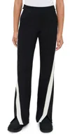 The Upside Petra Wide Leg Flare Pants In Black In Black