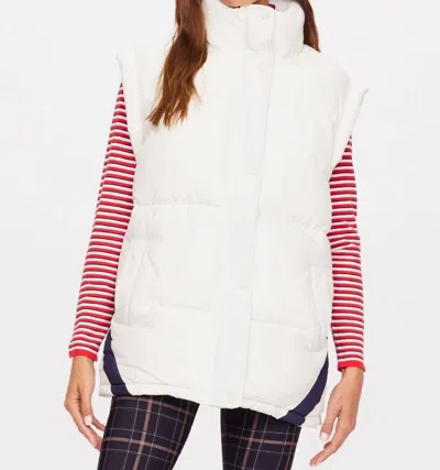 The Upside Pinnacle Oslo Puffer Gilet In Powder In Blue