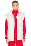 The Upside Pinnacle Oslo Puffer Gilet In Powder