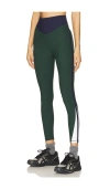 The Upside Playoff High-rise Midi Leggings, 25" In Green