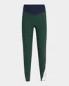 The Upside Playoff High-rise Midi Leggings, 25" In Green