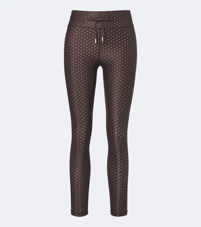 The Upside Poet Printed Cropped Leggings In Multi