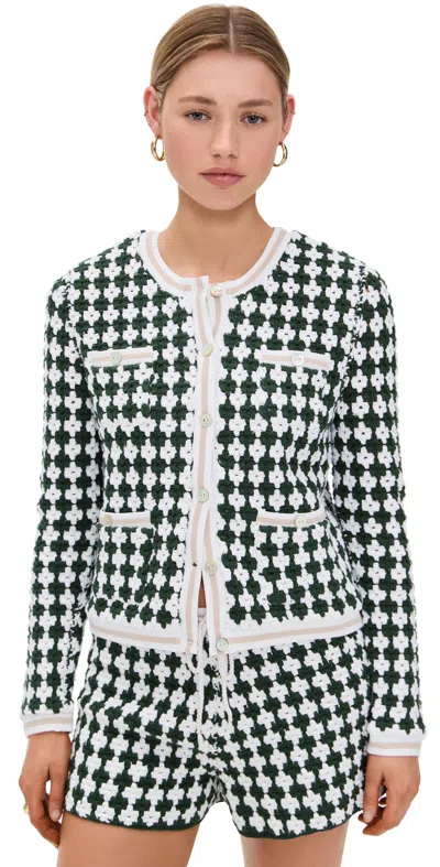 THE UPSIDE PORTOBELLO CROCHET CARDIGAN EDEN