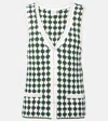The Upside Portobello Watson Crochet Cotton Vest In Multicoloured