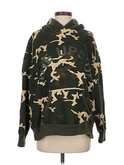 Pre-owned The Upside Pullover Hoodie In Green