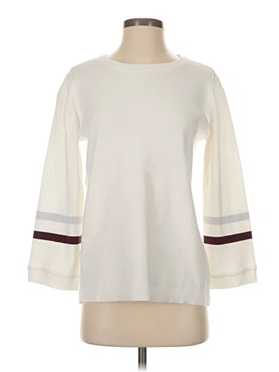 Pre-owned The Upside Pullover Sweater In White