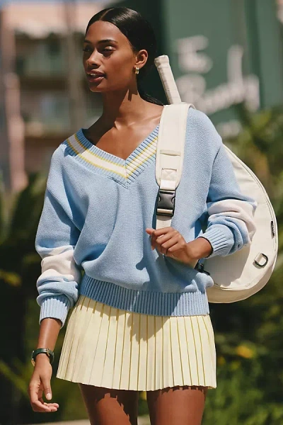 The Upside Rever Cotton Sweater In Blue