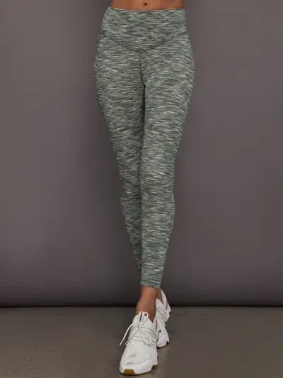 The Upside Reversible 25in High Midi Pant In Green