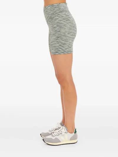 The Upside Reversible Zebra-print Shorts In Gray