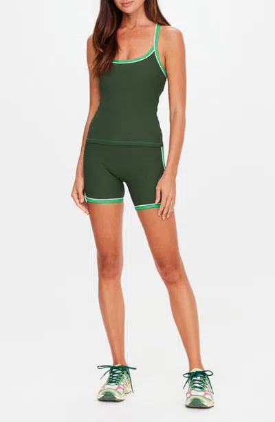 The Upside Rhythm Caleb Tank Top In Green