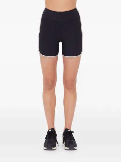 The Upside Rhythm Contrast-trim Shorts In Black