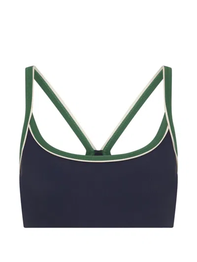 The Upside Rhythm Faye Racerback Sports Bra In Purple