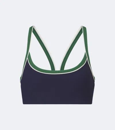 The Upside Rhythm Faye Sports Bra In Blue