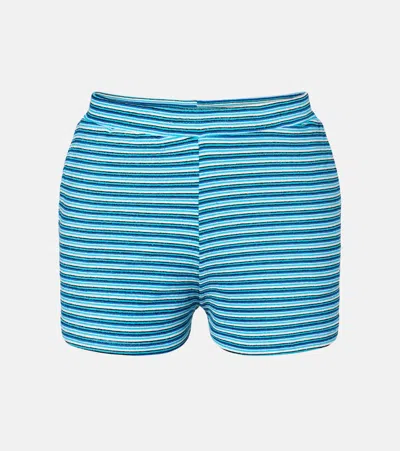 The Upside Rio Billie Striped Shorts In Black
