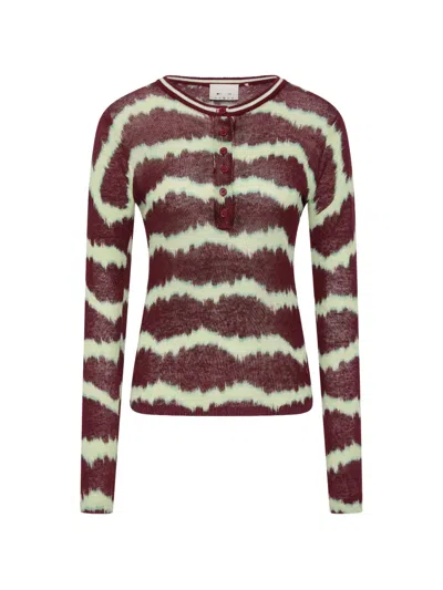 The Upside Rio Eli Long-sleeved T-shirt In Red