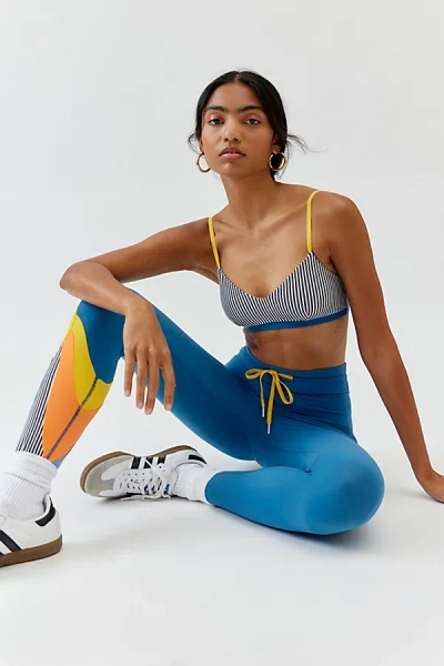 The Upside Rise Ballet Sports Bra In Assorted, Women's At Urban Outfitters In Blue