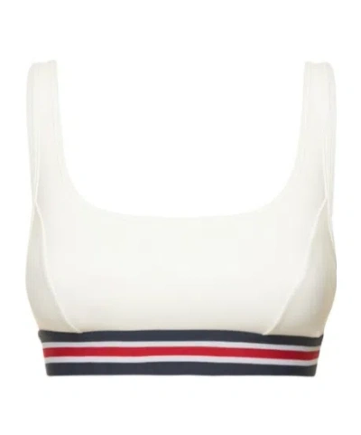 The Upside Rory Tennis Bra Top In White