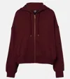The Upside Ryder Jude Crop Hoodie In Bordeaux In Burgundy