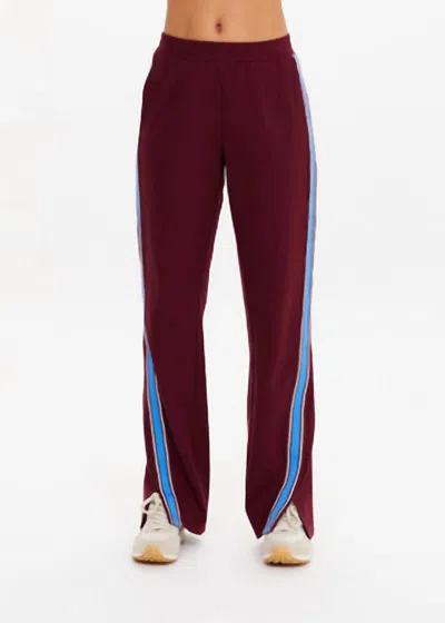 The Upside Ryder Petra Flare Pant In Bourdeaux In Red