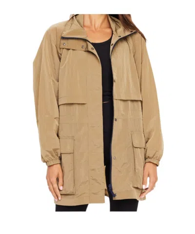 The Upside Rylan Hooded Jacket In Brown