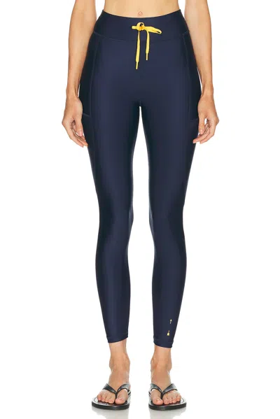 The Upside Salvador 25 Midi Legging In Navy