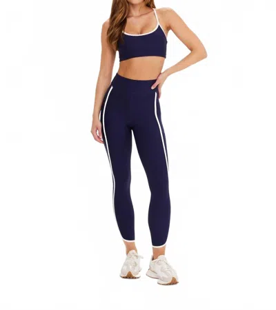 The Upside Samara Bowie Bra In Navy In Blue