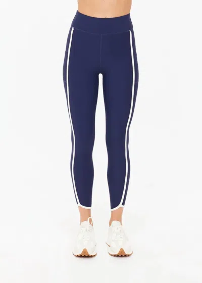 The Upside Samara Midi Pants In Navy In Blue