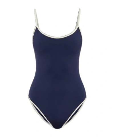 The Upside Samara One-piece Beachwear In Blue