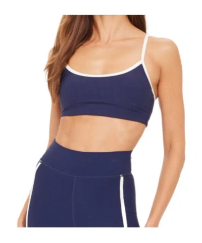 The Upside Samara Strappy Activewear Top In Blue