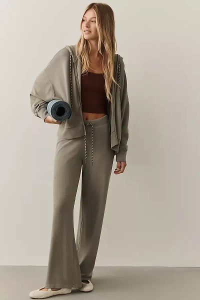 The Upside Sandy 100% Cotton Track Pants In Green