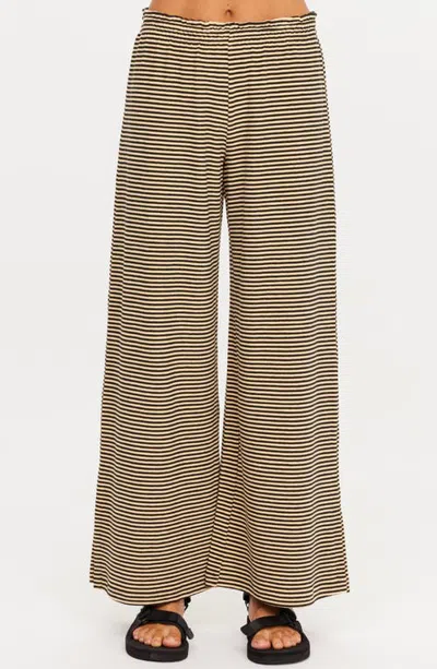The Upside Santos Adriel Wide Leg Pants In Brown