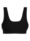 The Upside Scoop-neck Sports Bra In Black