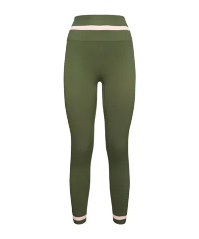 The Upside Seamless Mid-length Tight Pants In Green