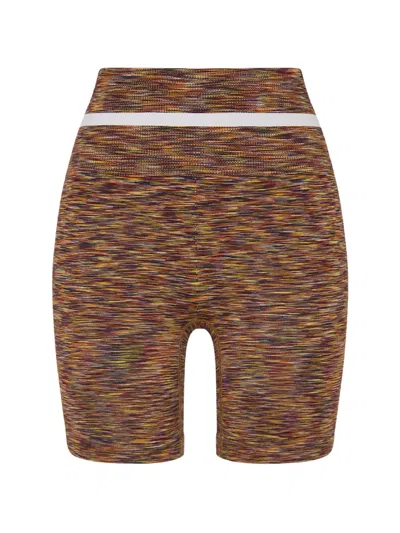 The Upside Nahtlose Shorts In Brown